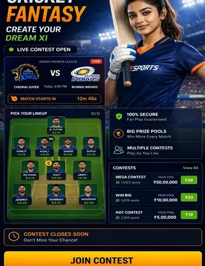 Apostagame88 (bet game 88) fantasy cricket & matchday visual 3